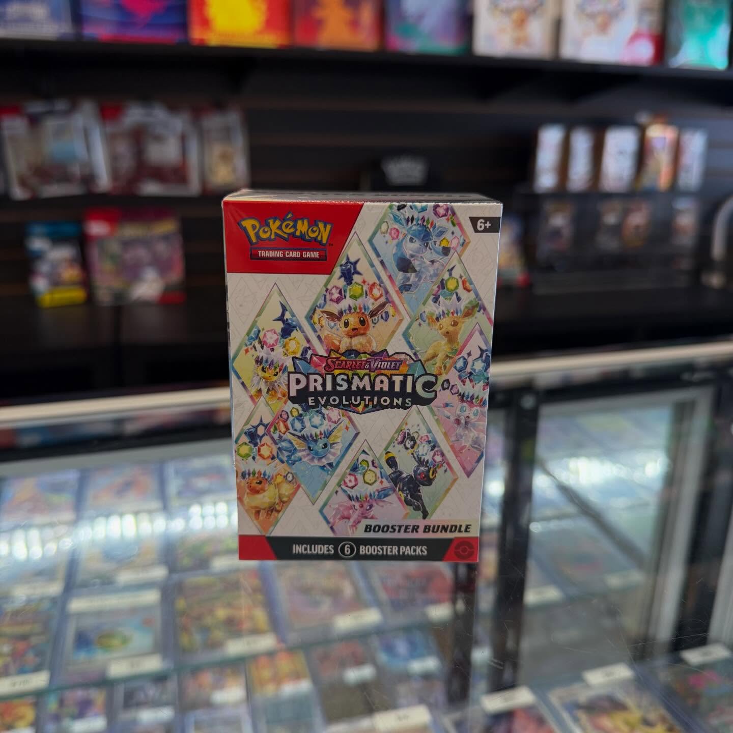 Pokemon Prismatic Evolutions Booster Bundle (6 packs)