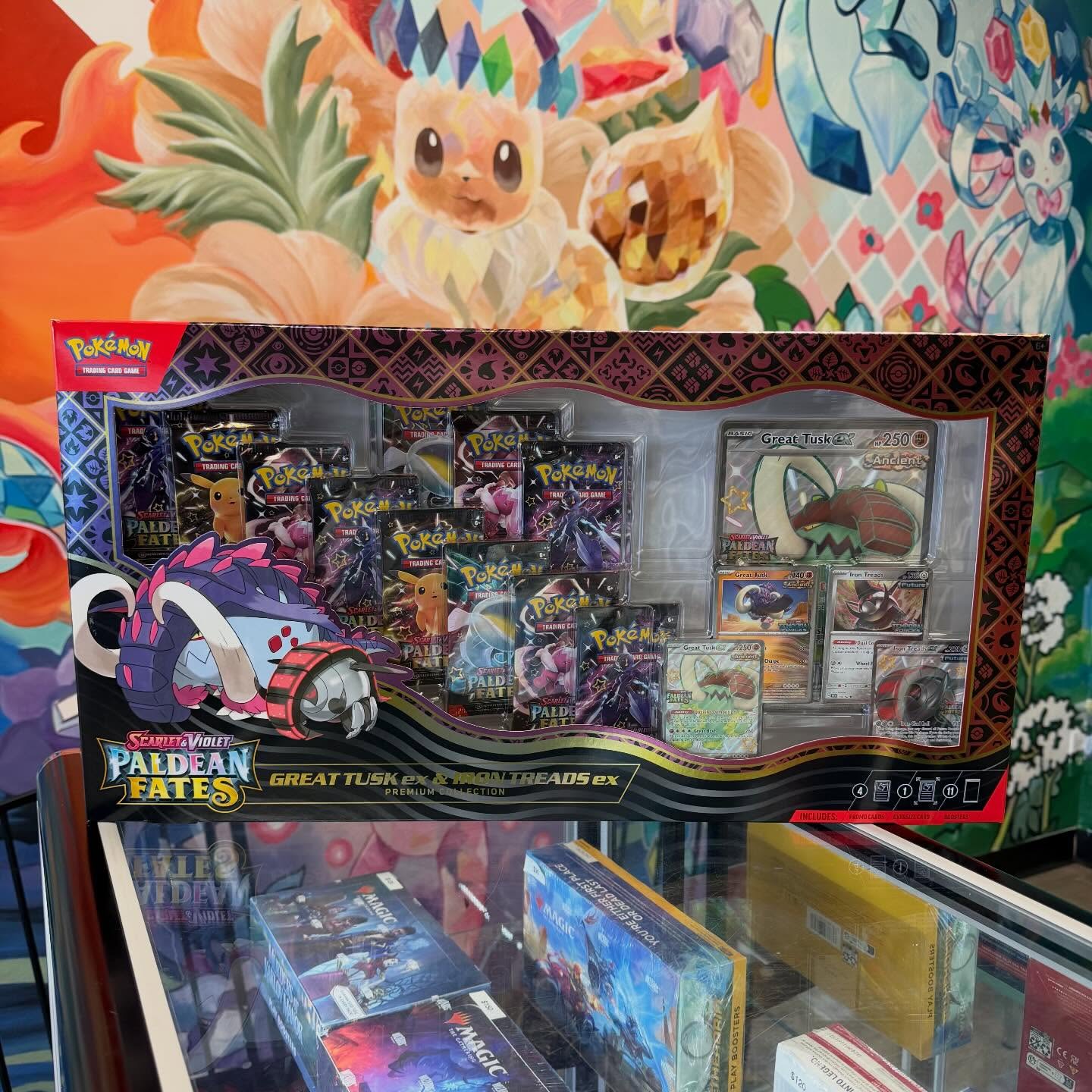 Pokemon Great Tusk & Iron Treads Premium Collection
