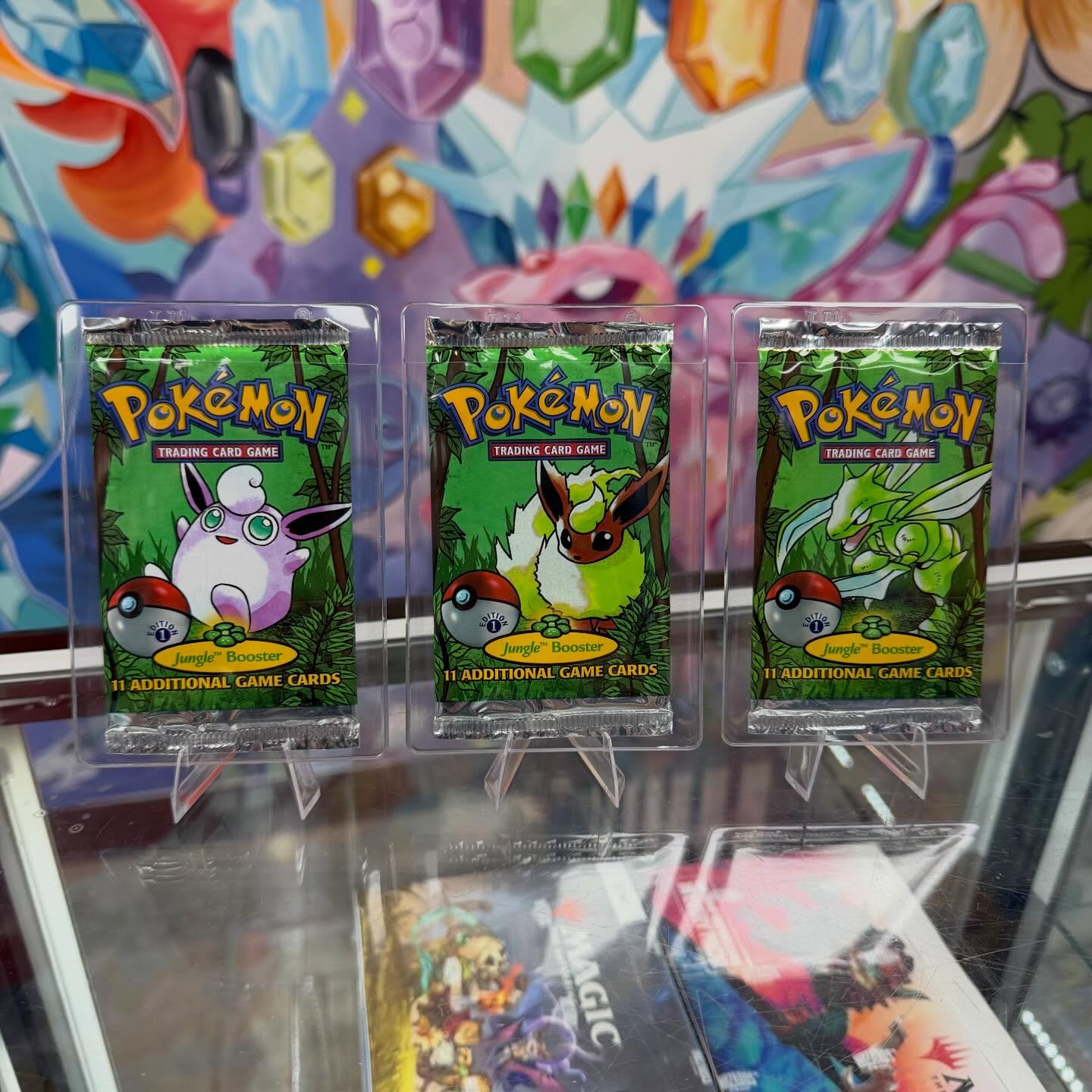 Pokemon Jungle 1st Ed. Booster Pack Full Art Set