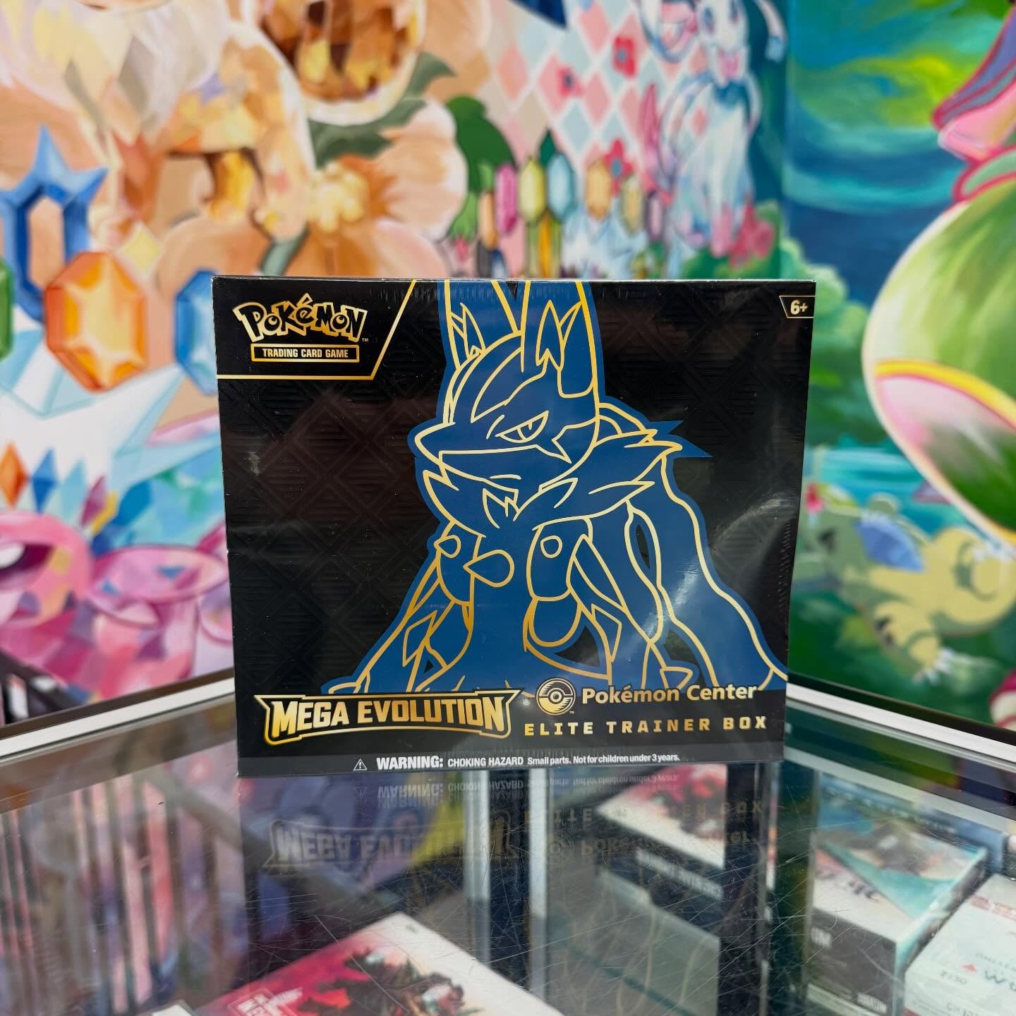 Pokemon Mega Evolutions Base Set Pokemon Center Elite Trainer Box Lucario